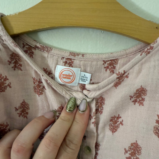 Size 10/12 | Long sleeve textured blouse
