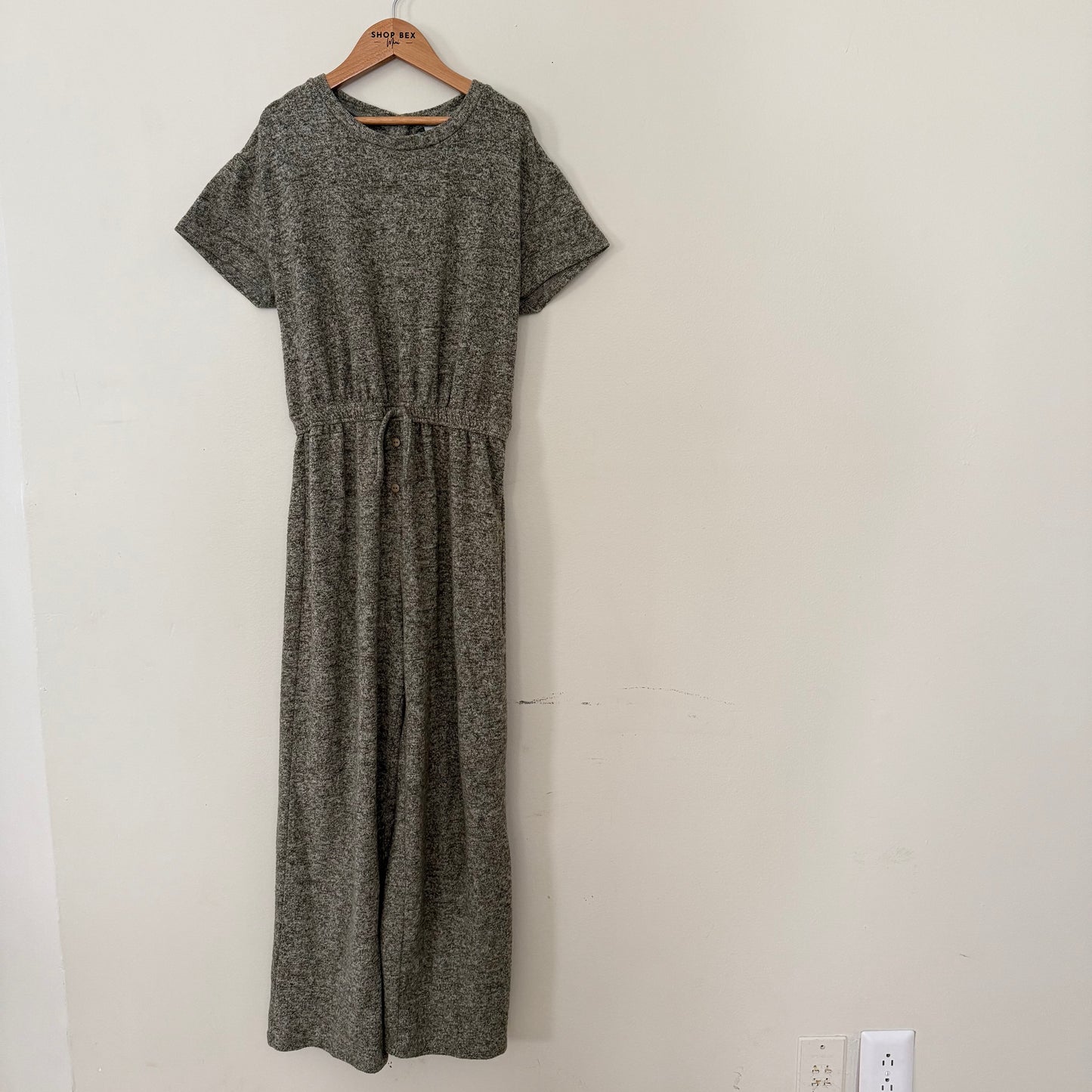 Size 13/14 | Zara heather green knit jumpsuit