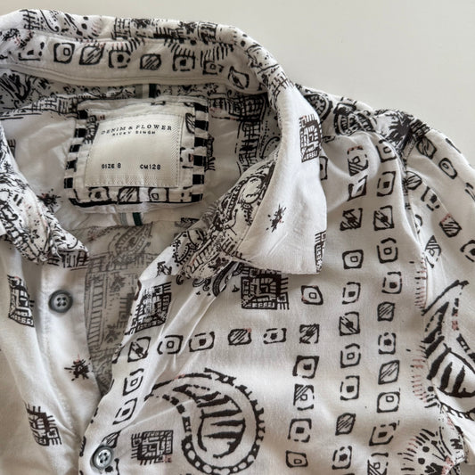 Size 8 | Bandana pattern button down