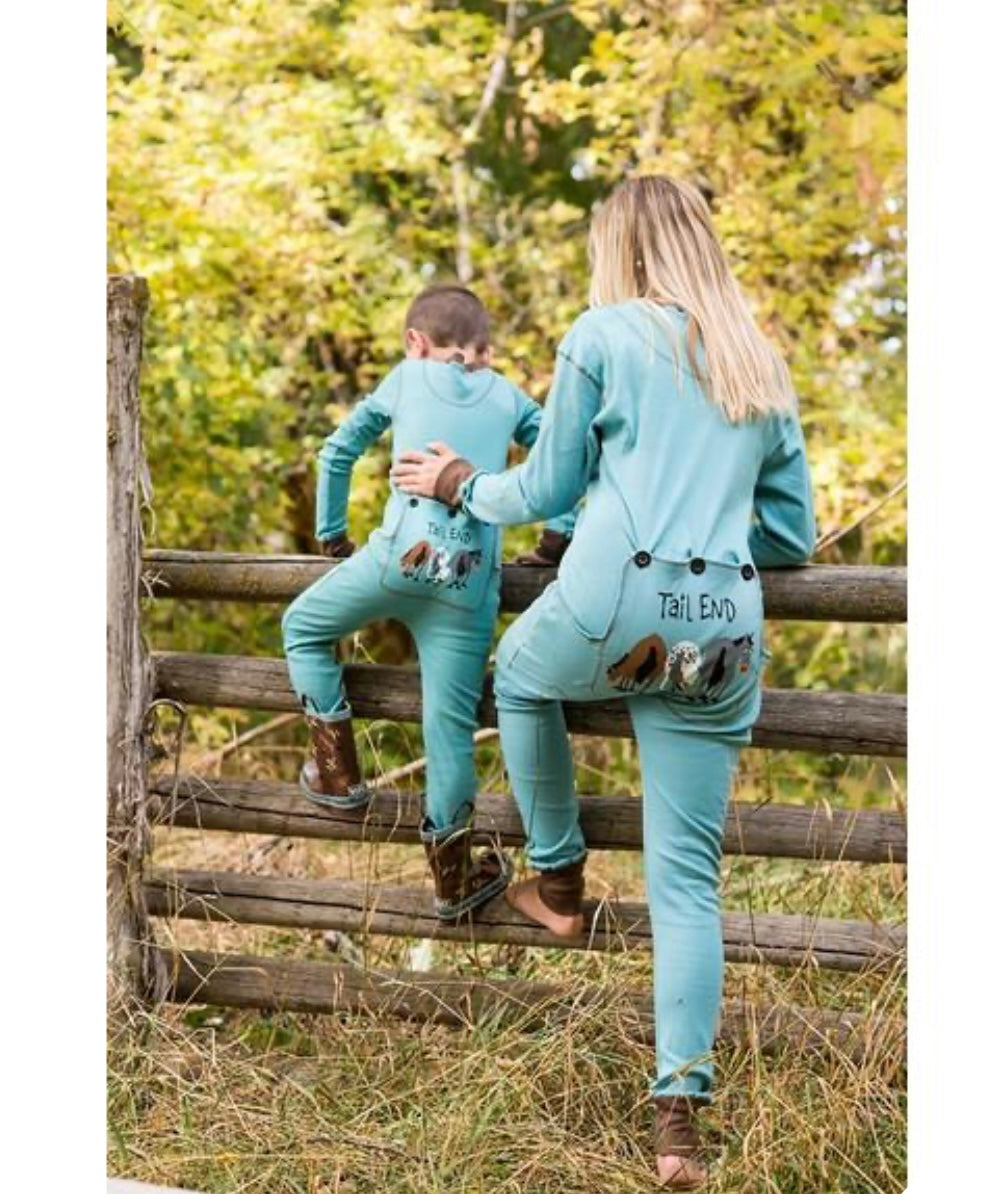 Size 10 | LazyOne Kids Unisex Blue Tail End FlapJack