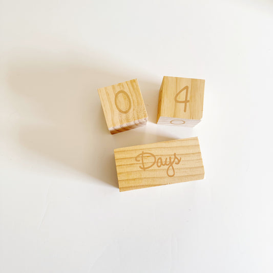 Wooden Milestone Blocks