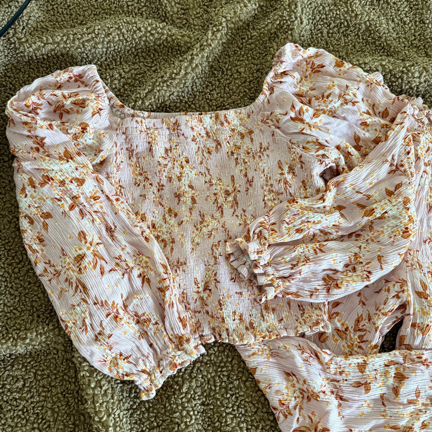 Size 14 | Smocked floral set