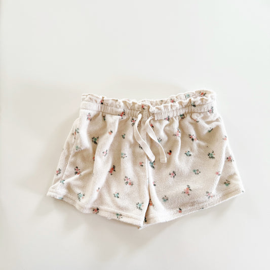 Size 2T | Terry cloth floral shorts
