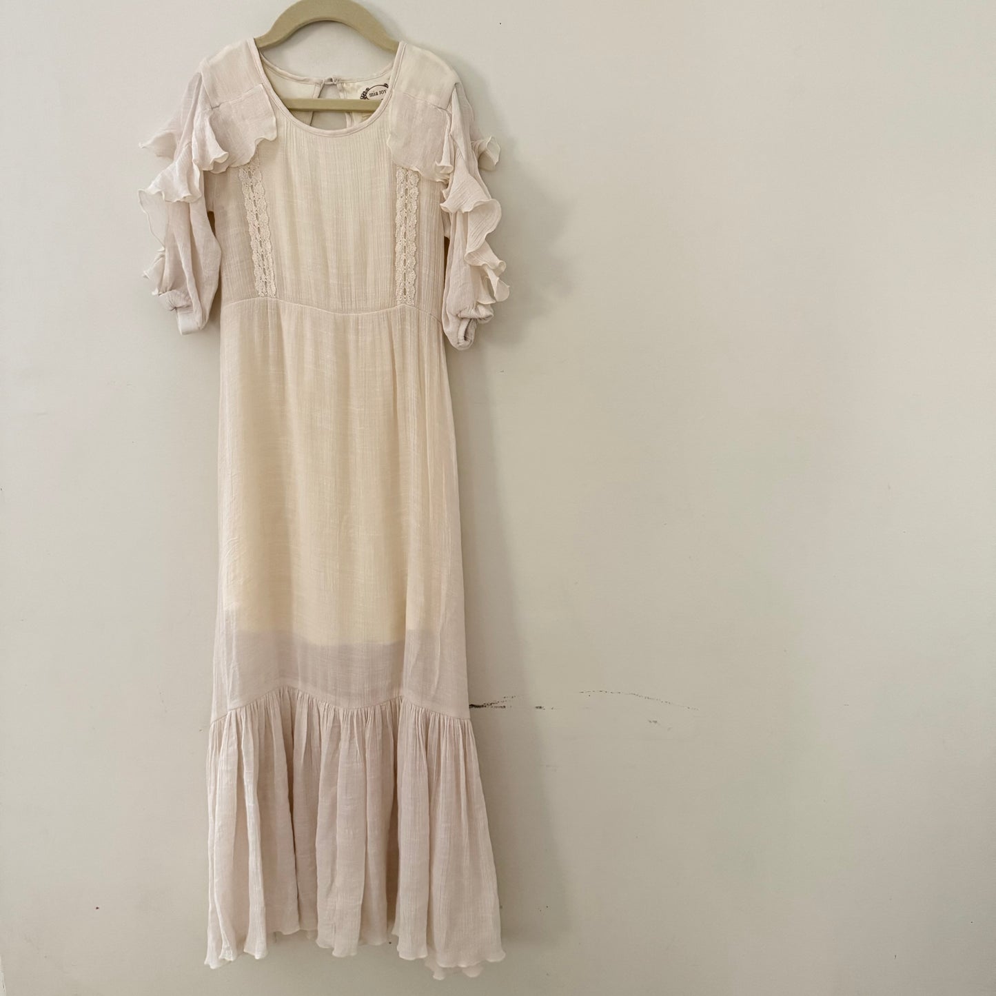 Size 7 | Joyfolie Mia Joy cream dress