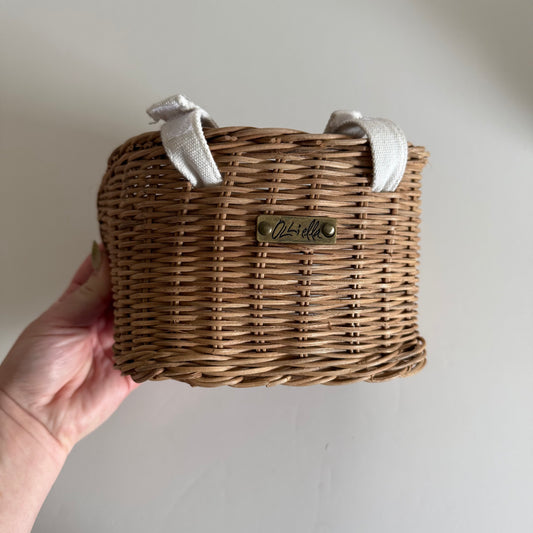 Ollie Ella woven bike/scooter basket