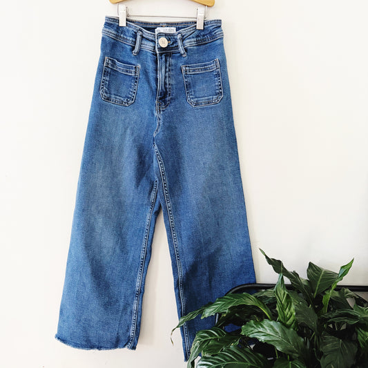 Size 11/12 | Zara wide leg jeans