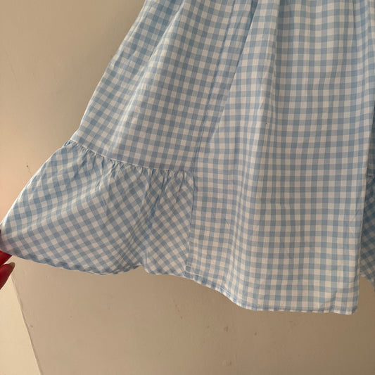 Size 7 | Gingham bow detail dress