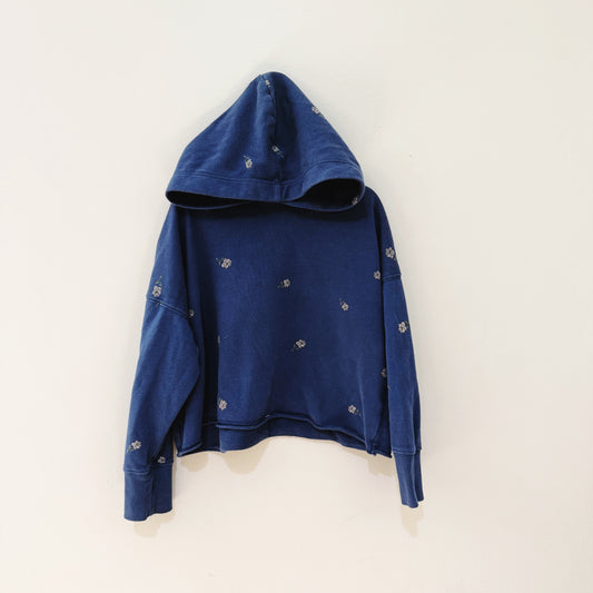 Size 6/7 | Old Navy floral cut off hoodie