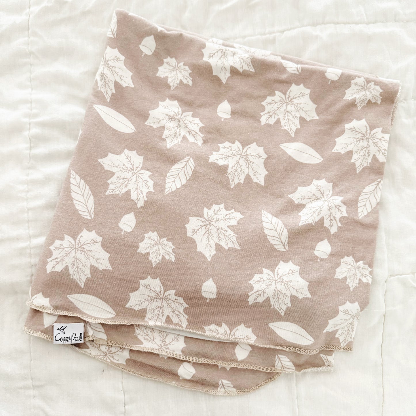 Copper Pearl Swaddle Blanket in Oak