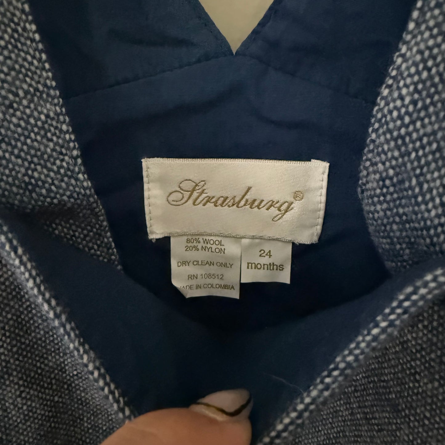 Size 24 months | Wool blend overalls
