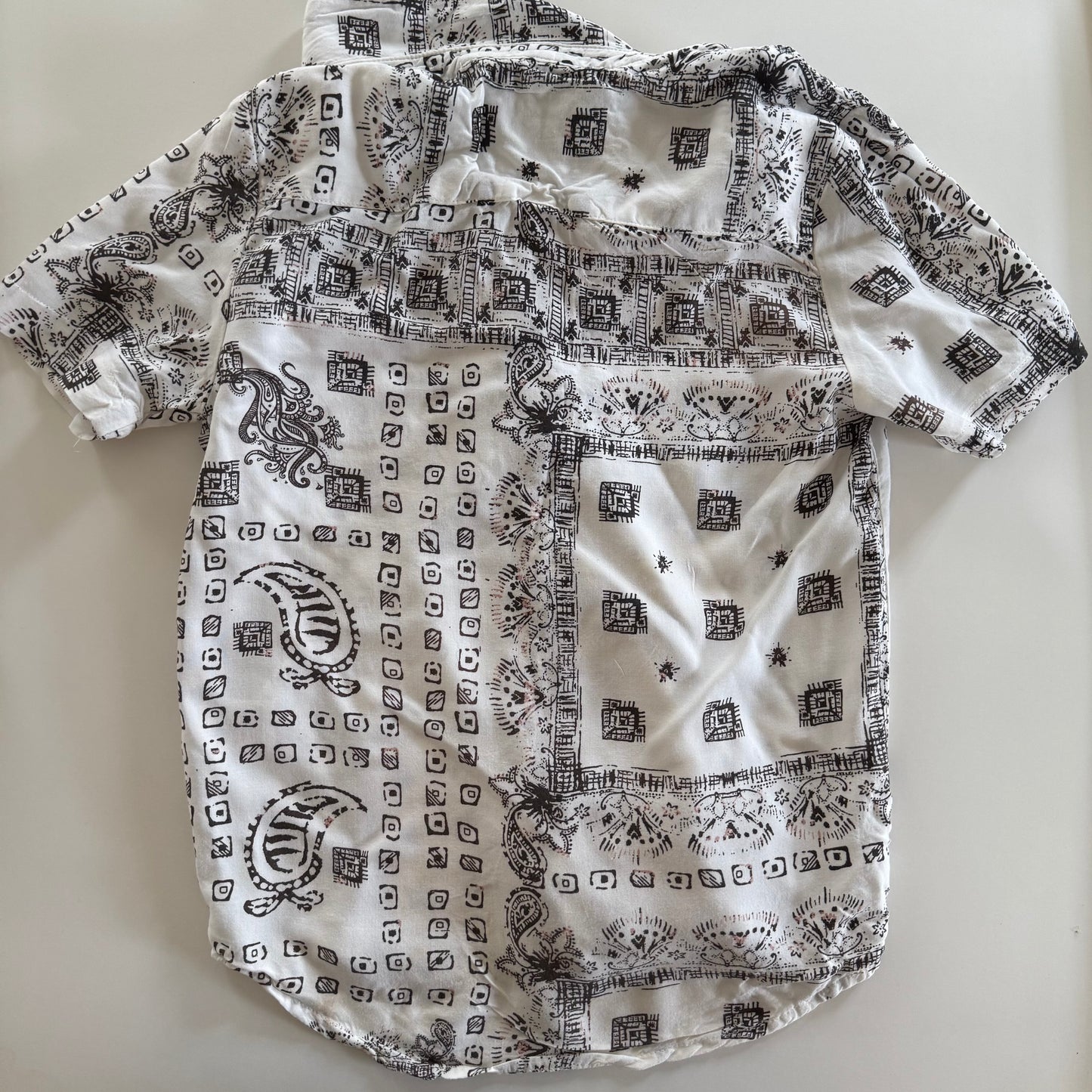 Size 8 | Bandana pattern button down
