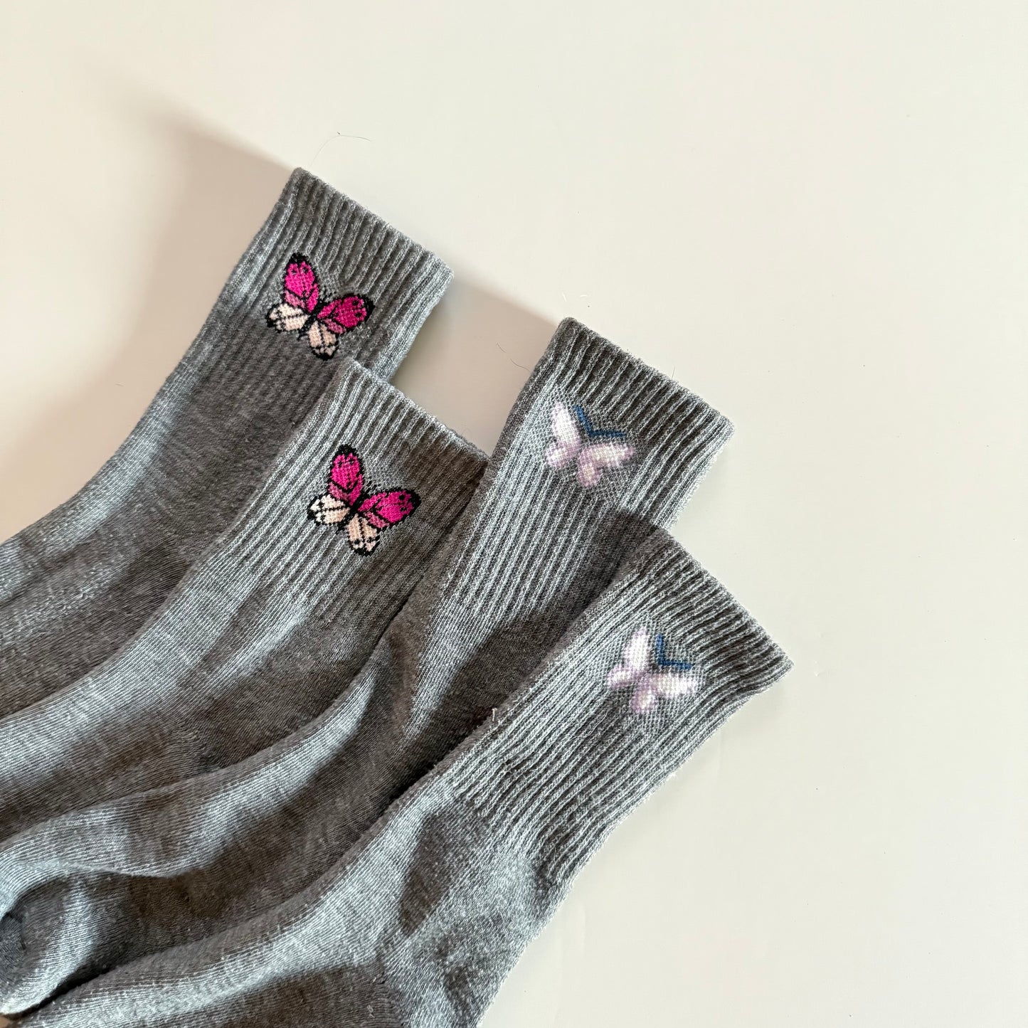 Size 1-4 | Big Kid | Butterfly sock bundle