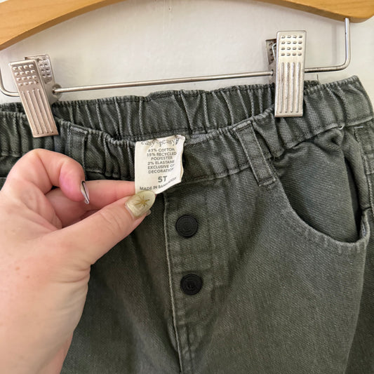 Size 5T | Olive denim pants