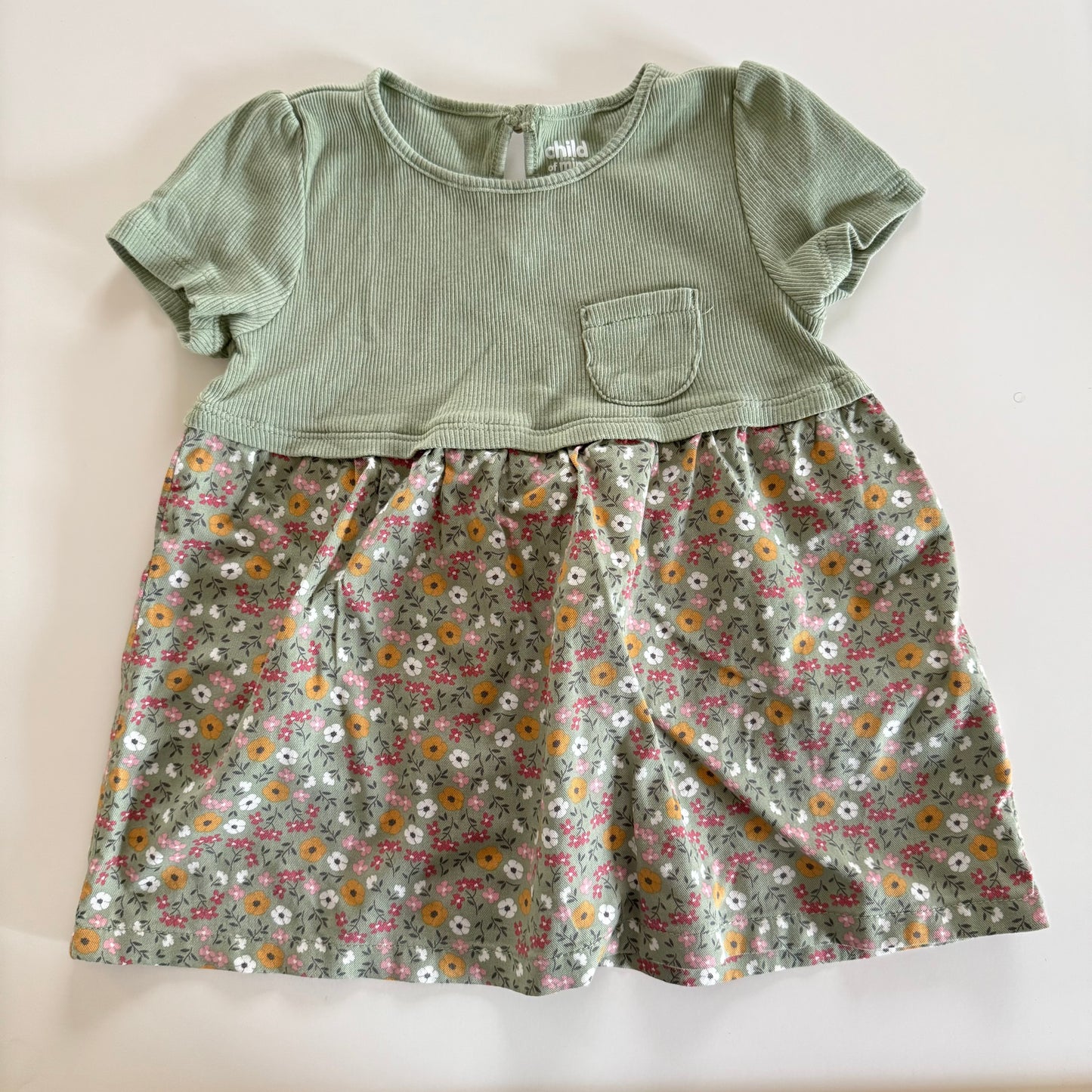 Size 4T | Peplum style floral top