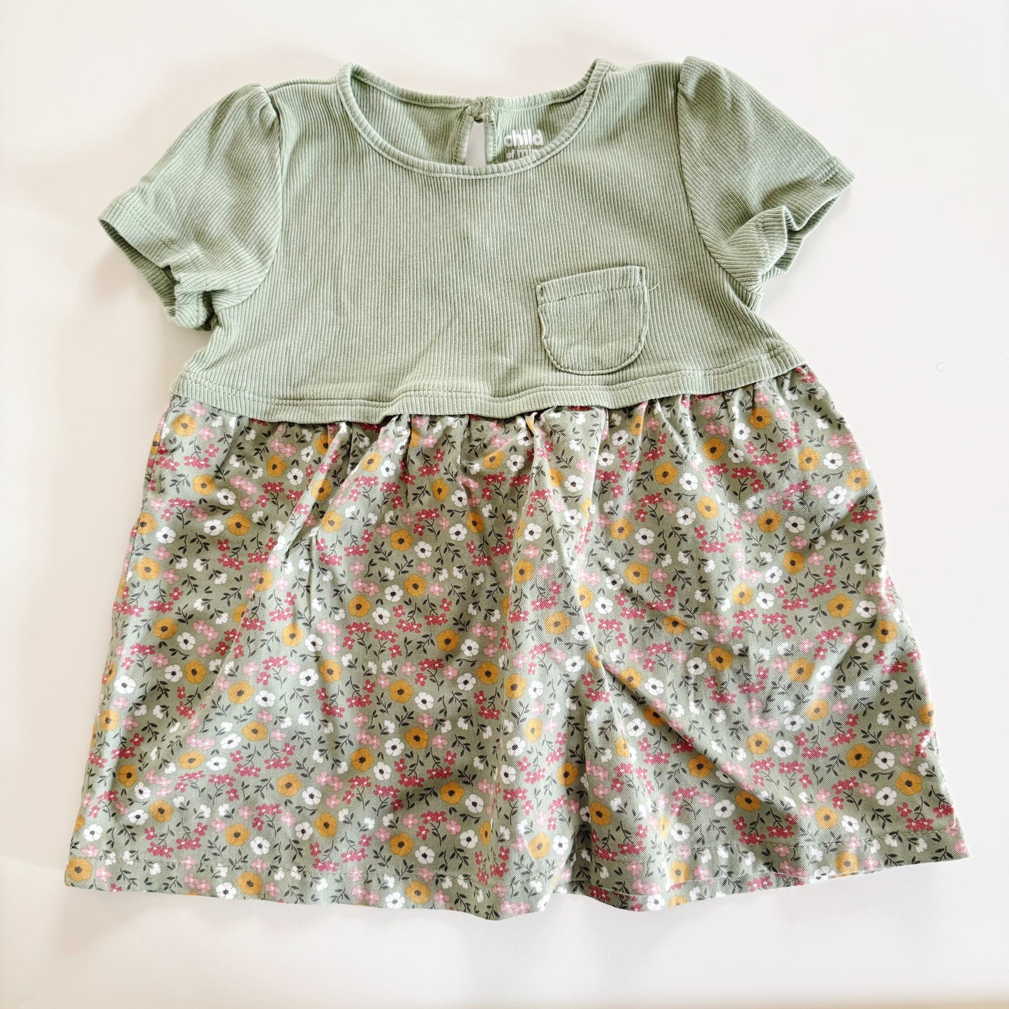 Size 4T | Peplum style floral top