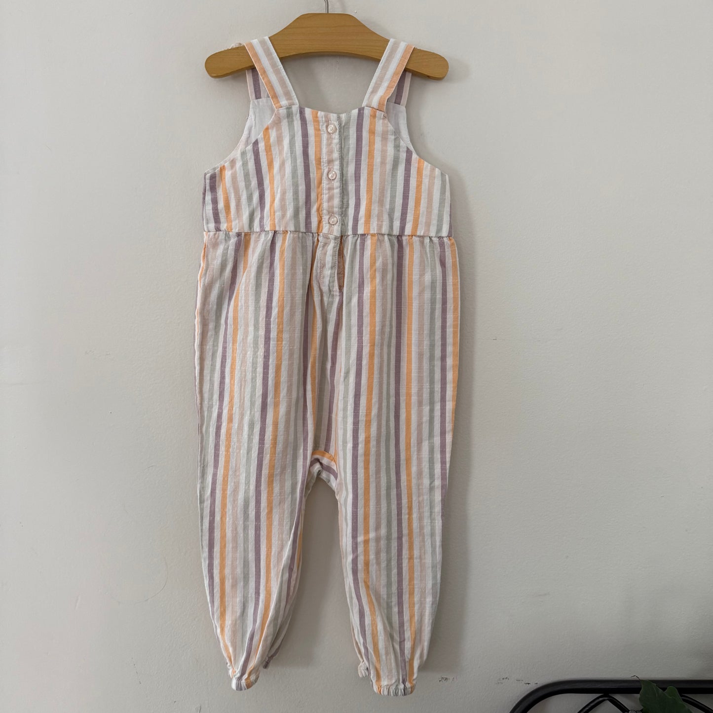 Size 2T | Gauzy striped romper