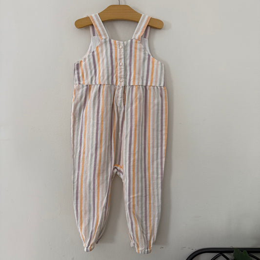 Size 2T | Gauzy striped romper