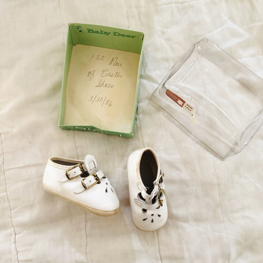 Infant | Vintage 80’s genuine leather mary janes