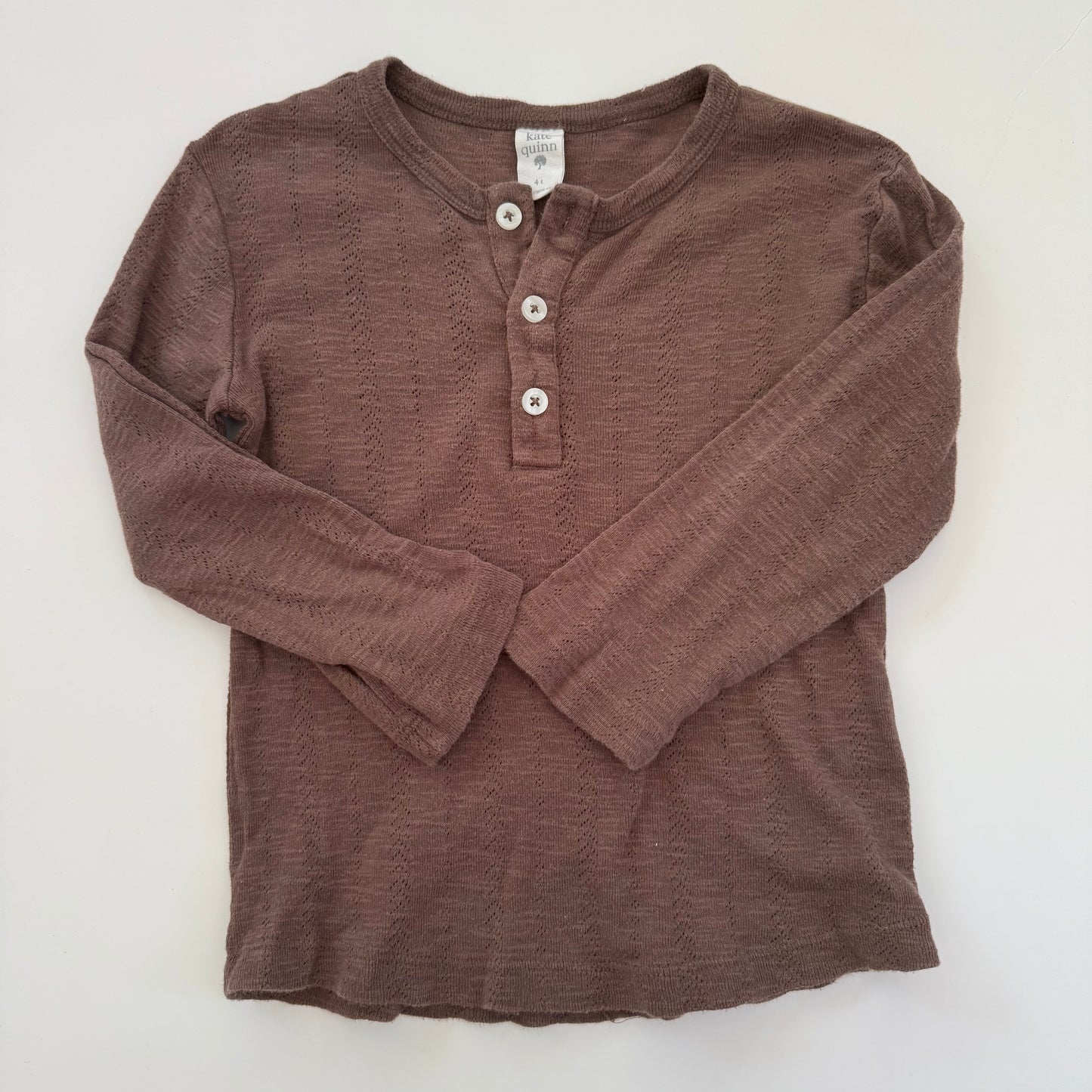 Size 4T | Kate Quinn pointelle long sleeve