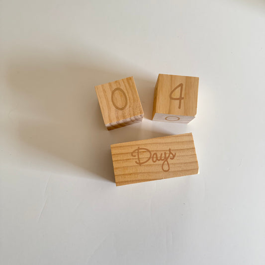 Wooden Milestone Blocks