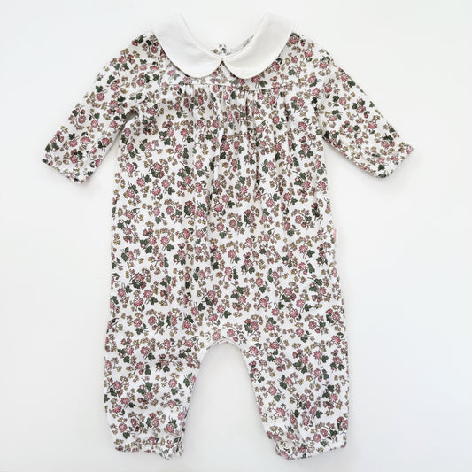 Size 0-6 months | BabyGap peterpan collar floral bodysuit