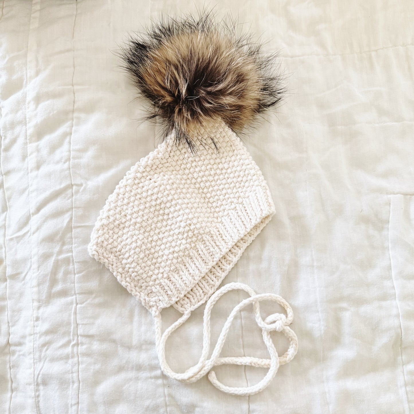 Size 6-12 months | Small shop knitted bonnet