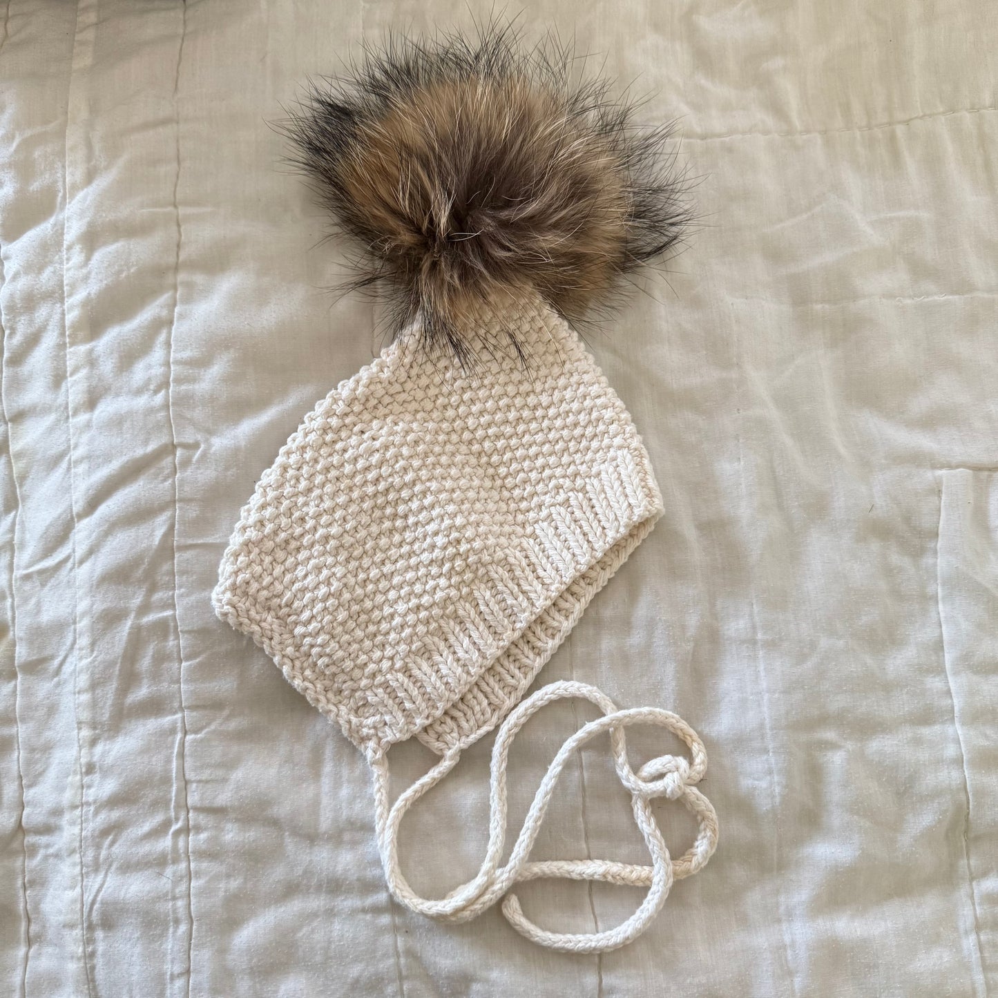 Size 6-12 months | Small shop knitted bonnet