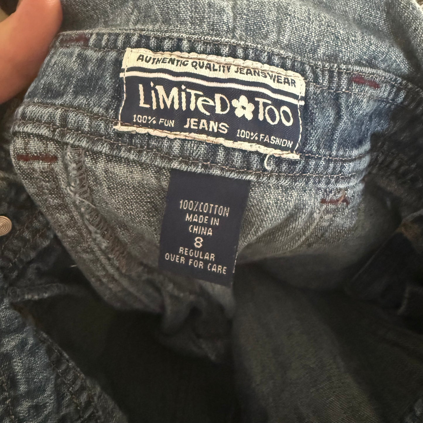 Size 8 | Vintage Limited Too Denim Overalls