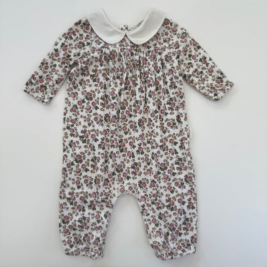 Size 0-6 months | BabyGap peterpan collar floral bodysuit