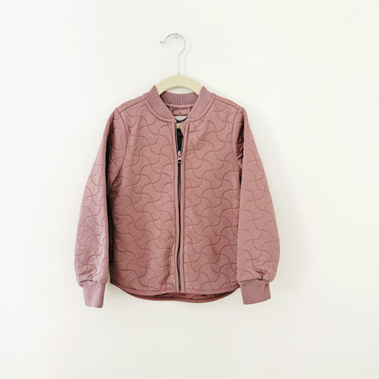 Size 6 | Wheat Loui Thermo Jacket in a warm rose