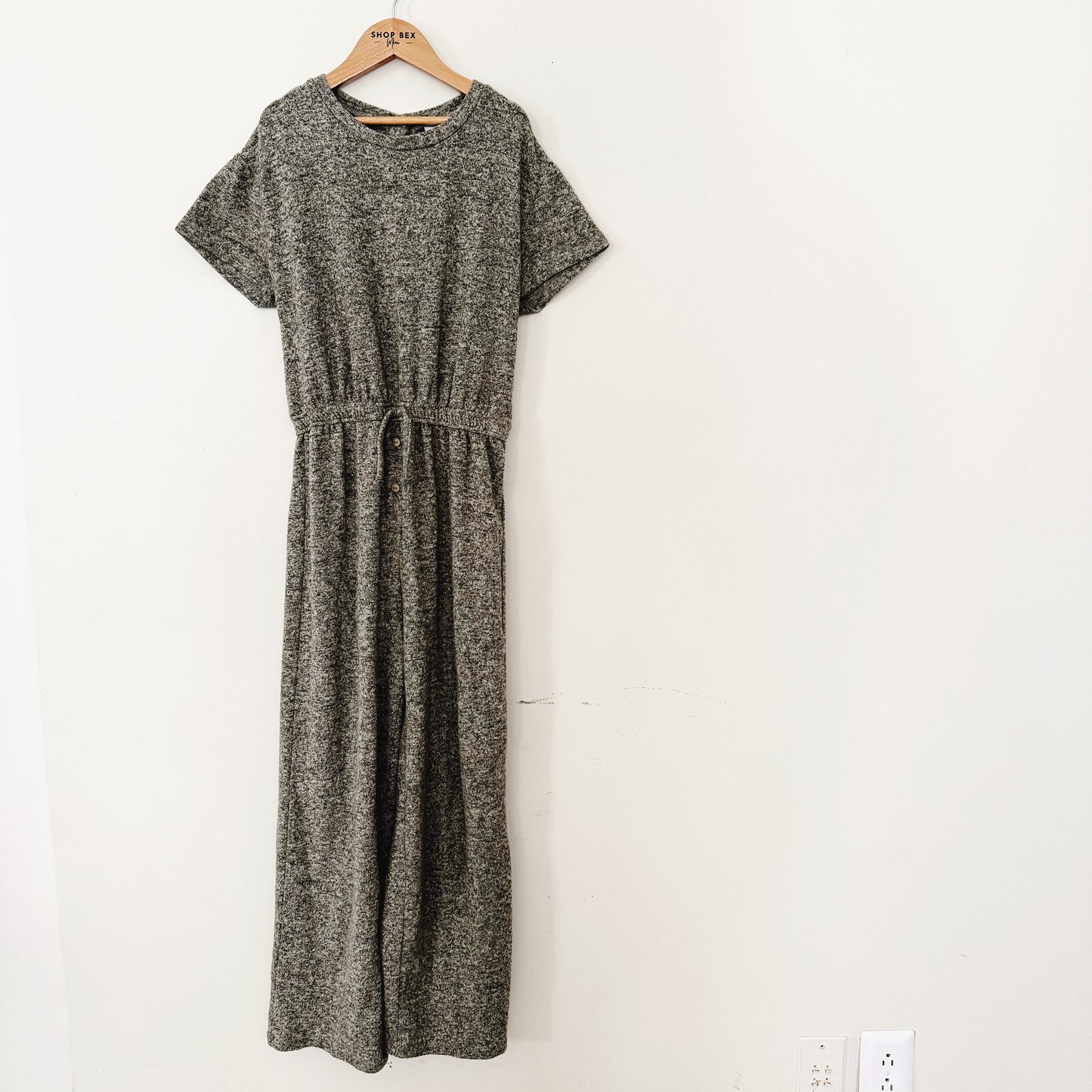 Size 13/14 | Zara heather green knit jumpsuit