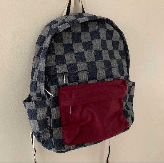 Checkerboard toddler/kids back pack