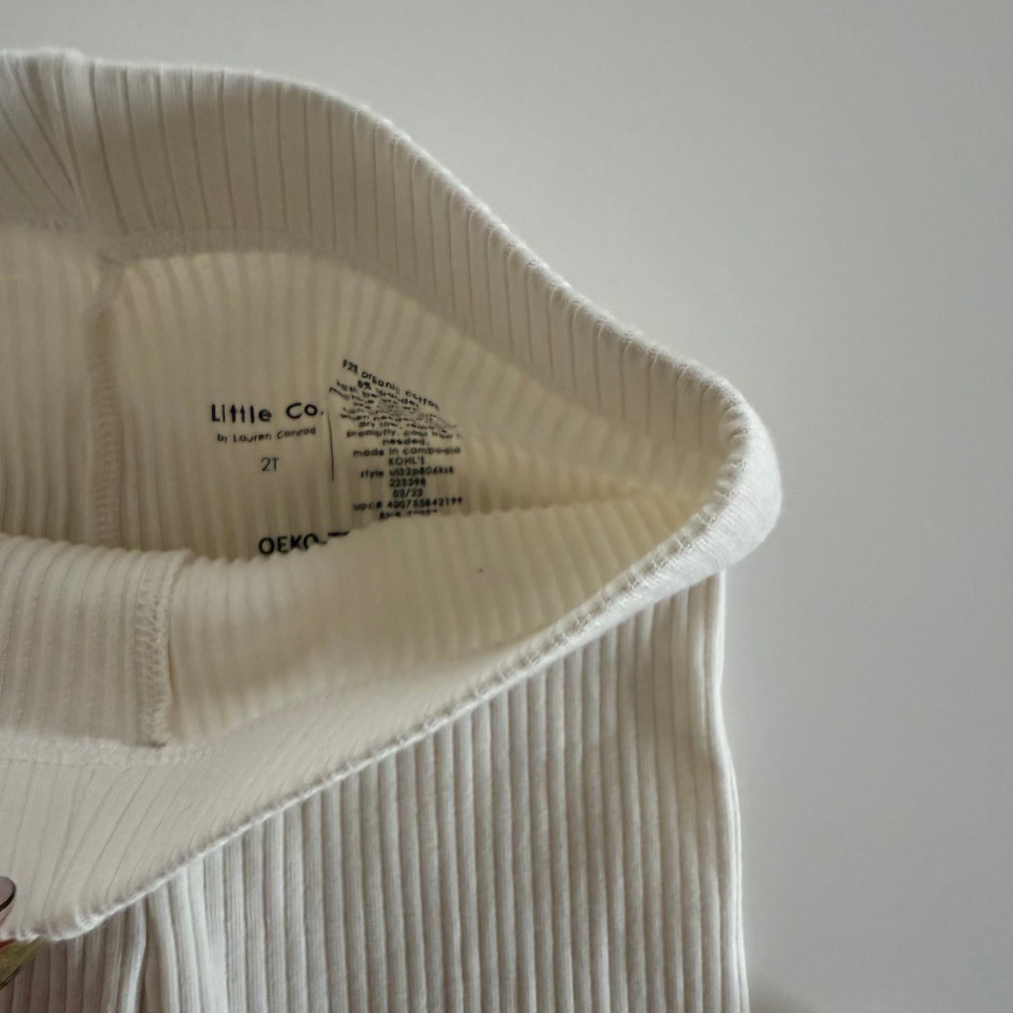 Size 2T | Little Co ribbed leggings
