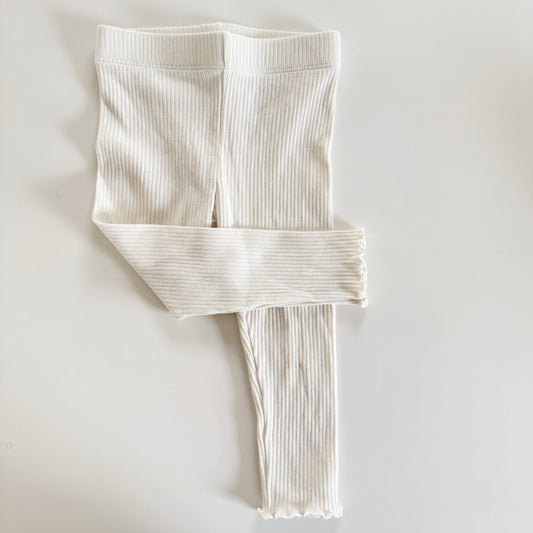 Size 2T | Little Co ribbed leggings