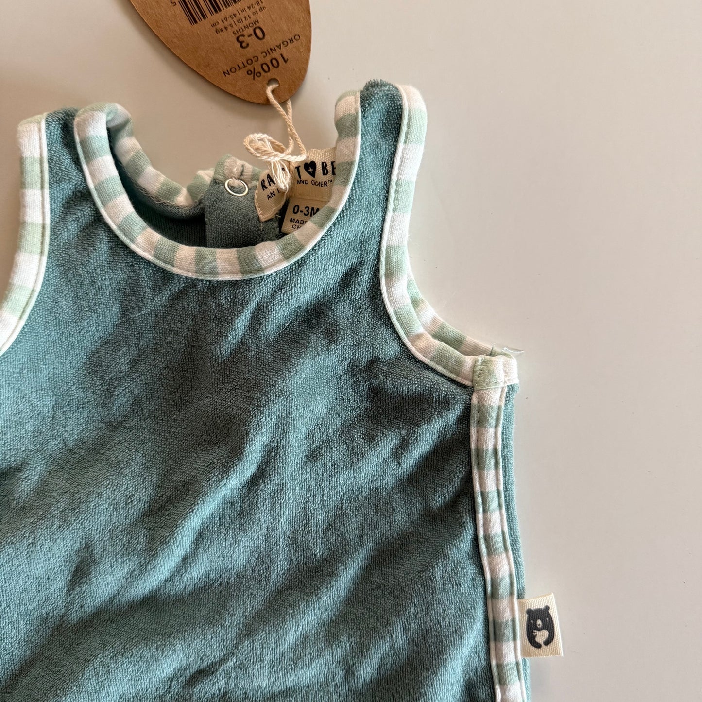 Size 0-3 months | NWT Terry cloth tank