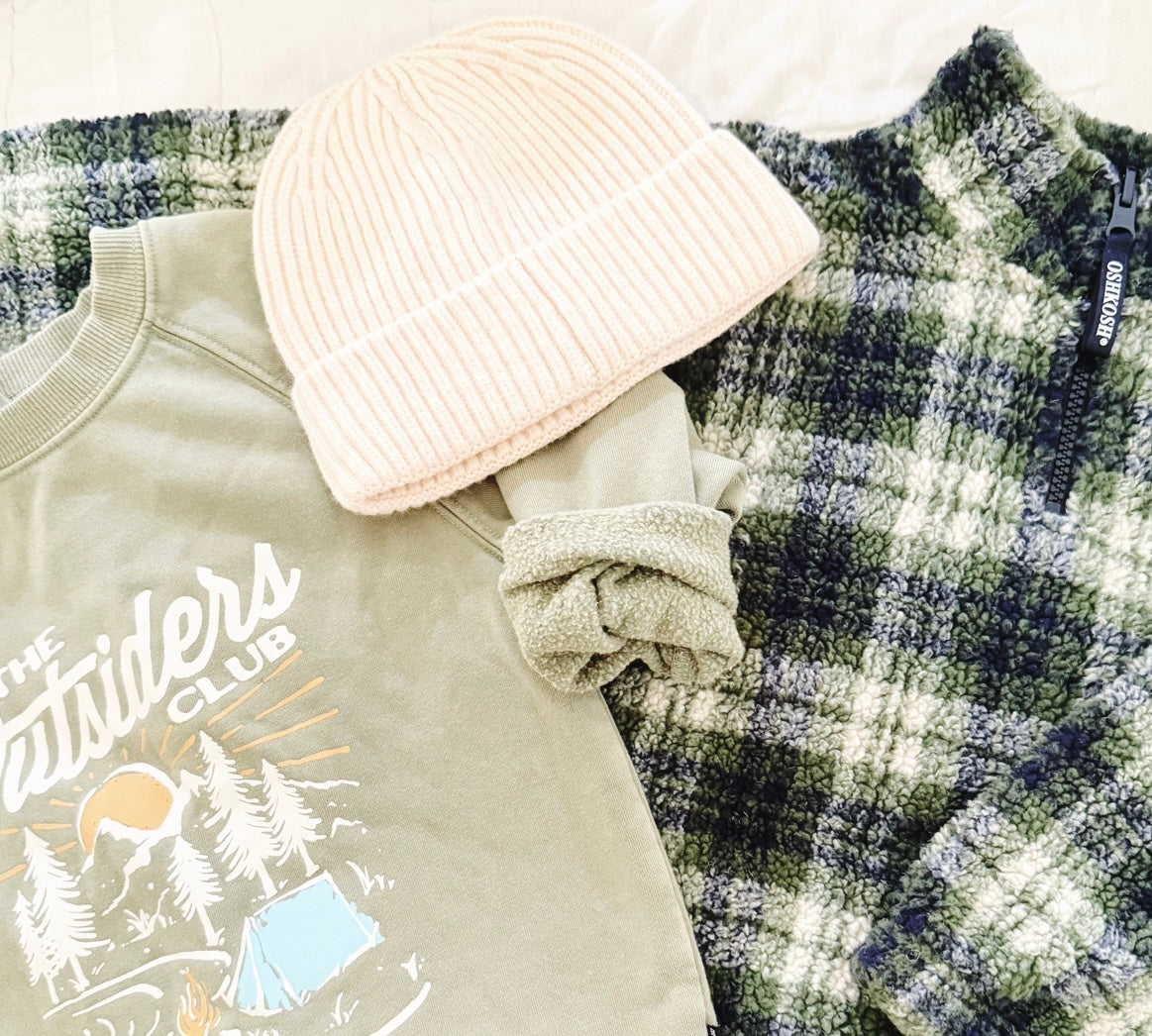 Creamy wool blend beanie