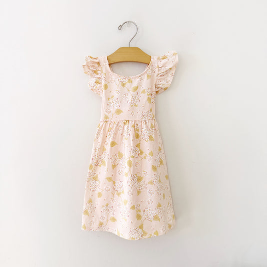 Size 2T | NWT Hydrangea ruffle sleeve dress