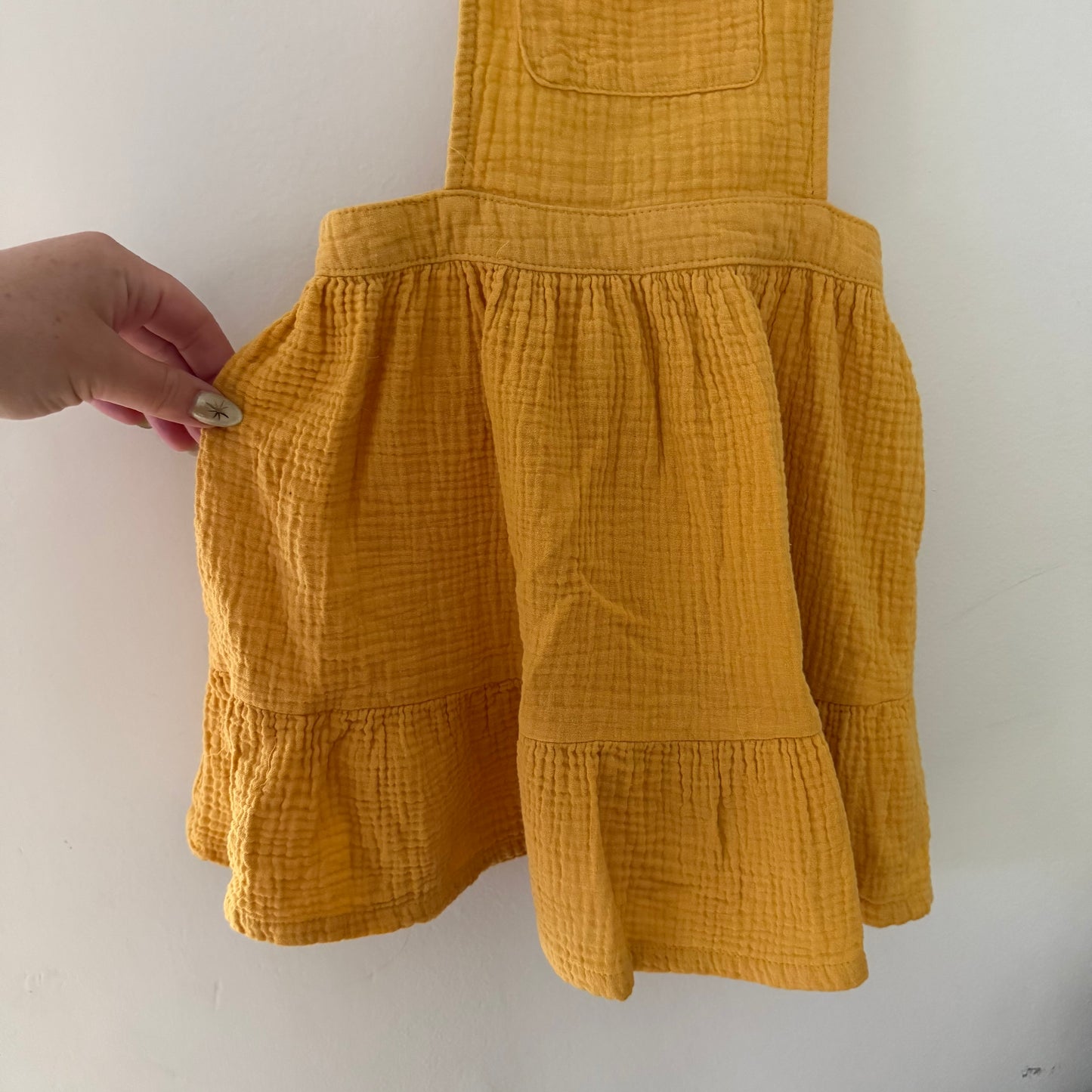 Size 5T | Mustard pinafore
