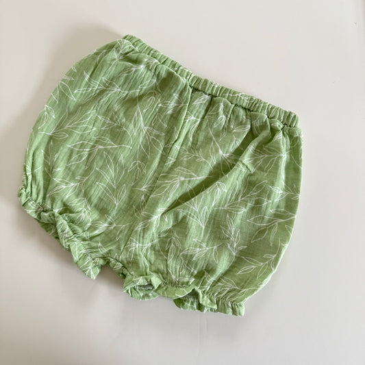 Size 24 months | Gauzy green bloomer shorts