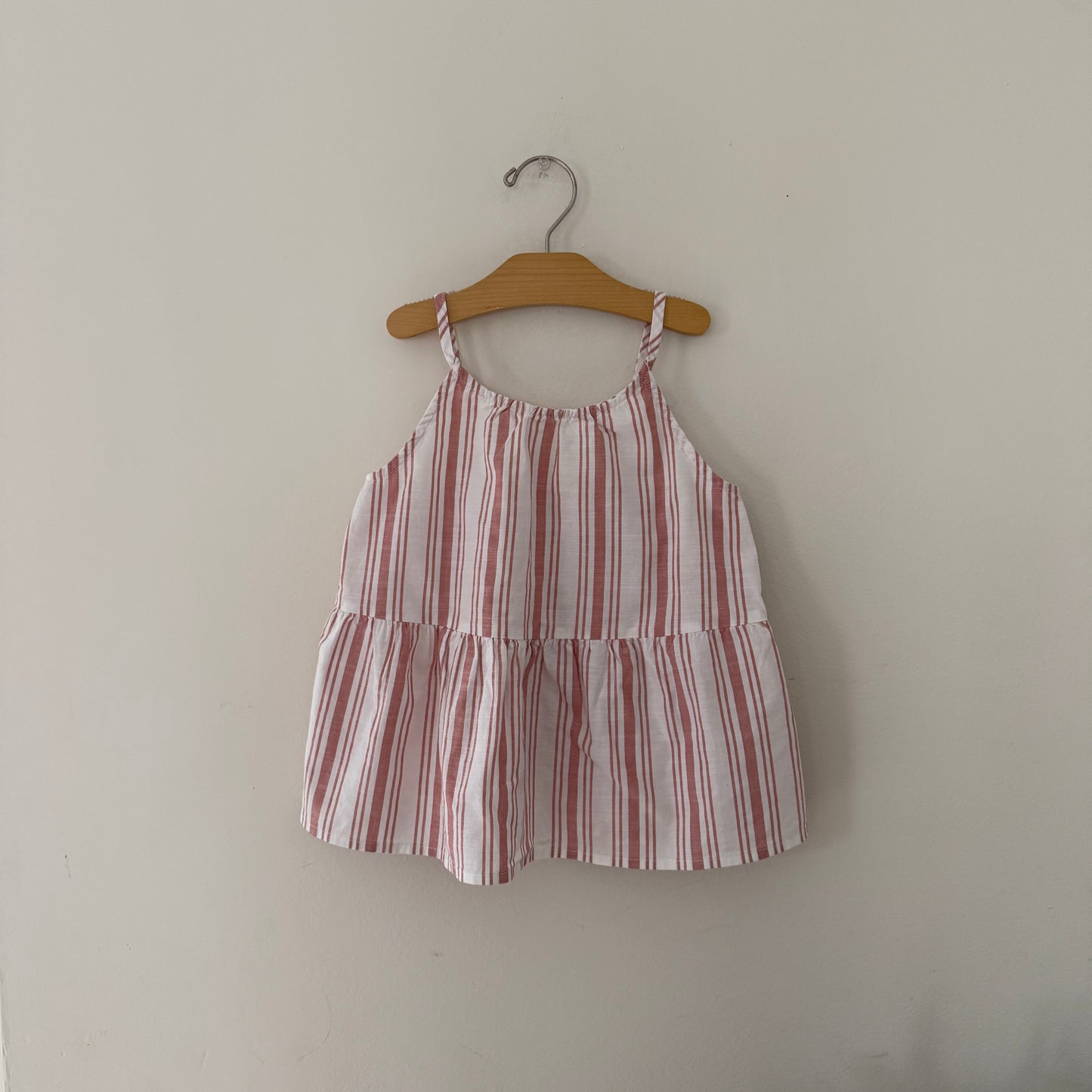 Size 7 | Striped peplum top