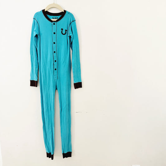 Size 10 | LazyOne Kids Unisex Blue Tail End FlapJack