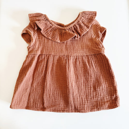 Size 6 | Gauzy ruffle detail top