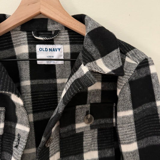 Size 10/12 | Old Navy plaid shacket