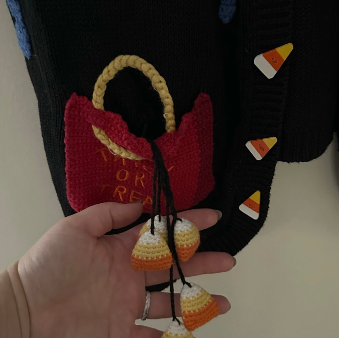 Size Large | Vintage Eagle’s Eye Halloween Themed Sweater Vest