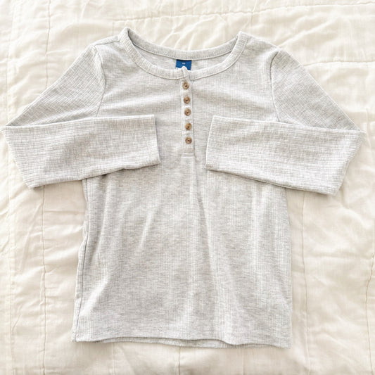 Size 5T | Old Navy ribbed button henley