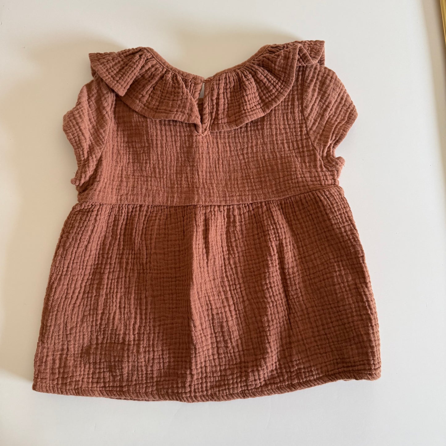 Size 6 | Gauzy ruffle detail top
