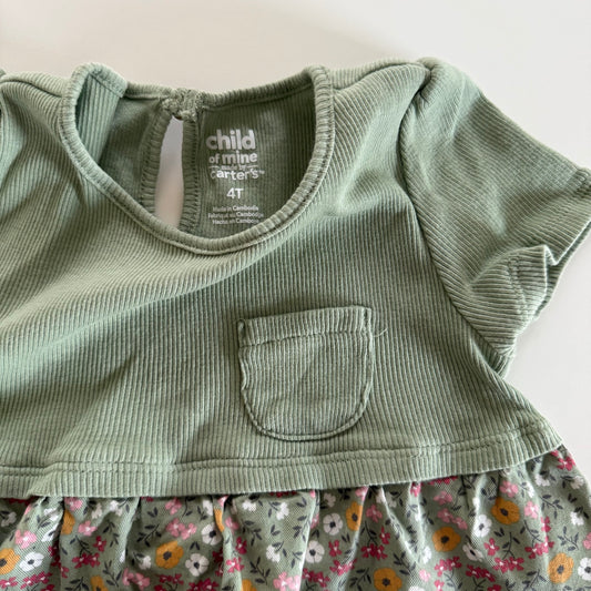 Size 4T | Peplum style floral top