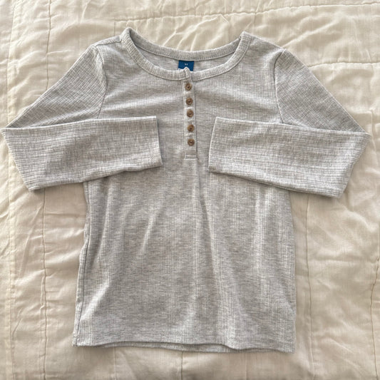 Size 5T | Old Navy ribbed button henley