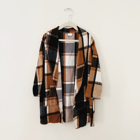 Size 7 | Plaid boutique duster