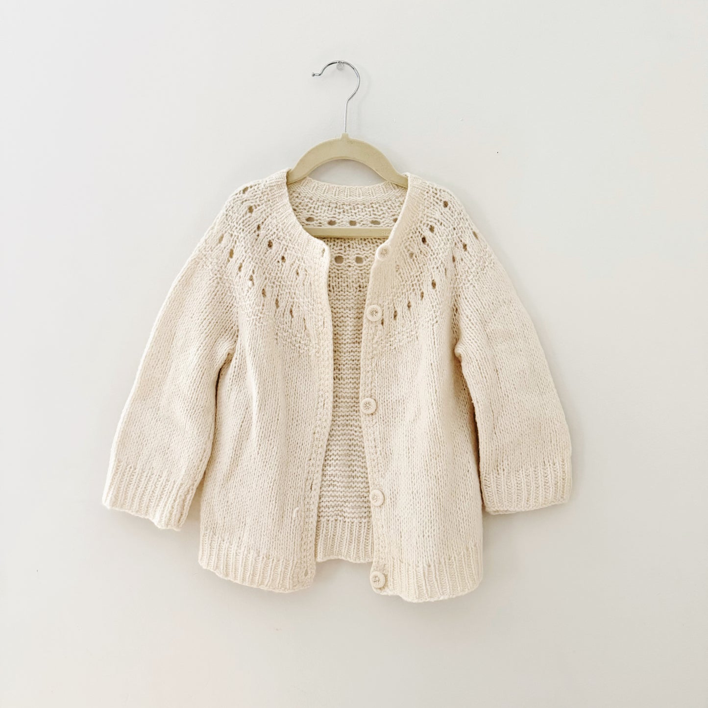 Open size | Handmade cream sweater